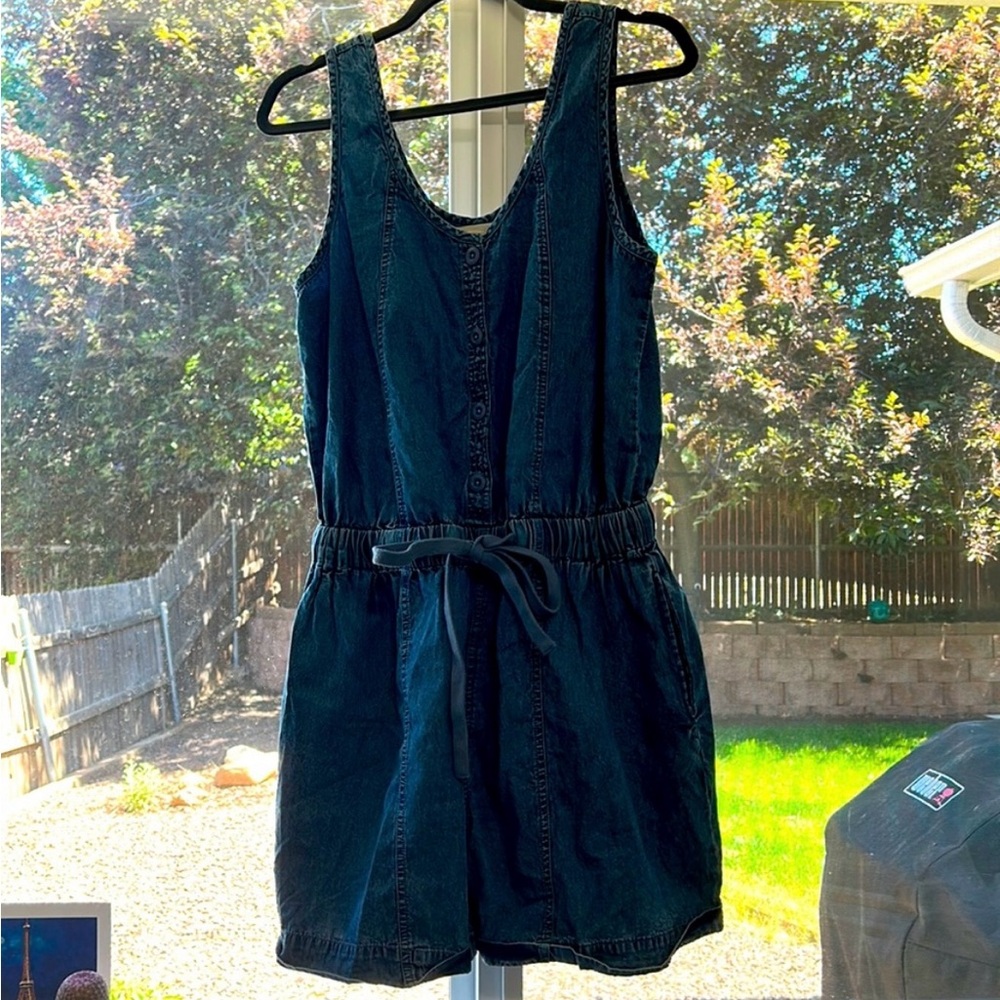 Denim Sleeveless Romper